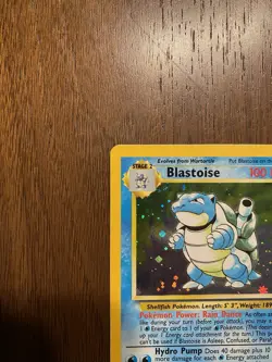 Pokemon TCG Blastoise Base Set 2 Holo Unlimited Rare Card 2/102 - Image 3