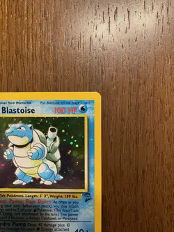 Pokemon TCG Blastoise Base Set 2 Holo Unlimited Rare Card 2/102 - Image 4