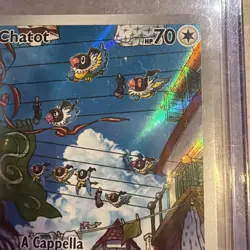 Pokemon TCG Chatot Full Art Holo Card 181/162 Temporal Forces Illustration Rare - Image 4