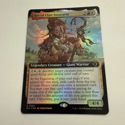 Bre of Clan Stoutarm FOIL Extended Art 369 Lorwyn Eclipsed ECL MTG Rare Unplayed - Image 2