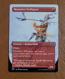 NM Borderless Monastery Swiftspear #362 Double Masters 2X2 - Image 1