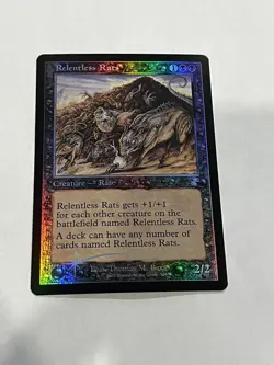 MTG Relentless Rats FOIL Time Spiral: Remastered TSR #329 NM - Image 1