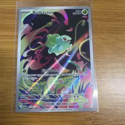 Pokemon TCG Bulbasaur 133/132 Secret Rare Mega Evolution Set Near Mint - Image 1