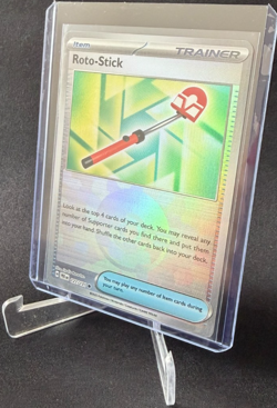 Roto-Stick Pokeball Reverse Holo 127/131 Prismatic Evolution Pokemon TCG - Image 1