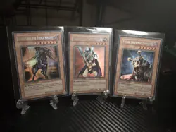 Yugioh Misprint Swift Gaia,Obnoxious Celtic Guard,Total Defense Shogun Ultra NM - Image 1