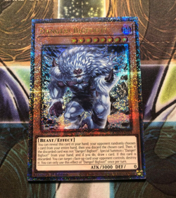 *** DANGER BIGFOOT *** QUARTER CENTURY SECRET RARE RA03-EN019 YUGIOH! - Image 1