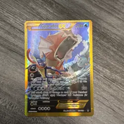 Pokemon TCG Gyarados EX 123/122 XY Breakpoint 2016 Secret Holo Rare Card NM - Image 1