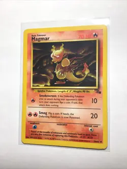 MAGMAR - 39/62 - Fossil - Pokemon Card - PL - Image 1