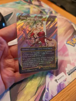 Terra, Herald of Hope (Borderless) (Surge Foil) Commander: Final Fantasy Foil - Image 3