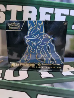 Pokemon Center Mega Evolution Elite Trainer Box ETB - Lucario - Factory Sealed - Image 1