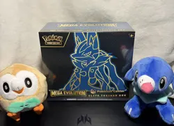 Mega Evolution (Lucario) Pokemon Center Elite Trainer Box ETB Factory Sealed - Image 1