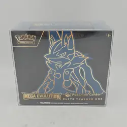 Pokemon Center Mega Evolution Elite Trainer Box ETB - Lucario - Factory Sealed - Image 1