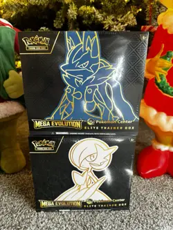 Pokemon TCG Mega Evolution Pokemon Center Exclusive ETB Set of 2 Factory Sealed - Image 2