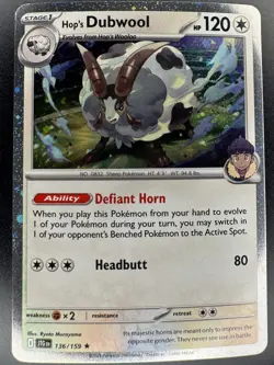 Hop's Dubwool (Cosmos Holo) Holo Rare Miscellaneous Cards & Products 136/159 LP - Image 1