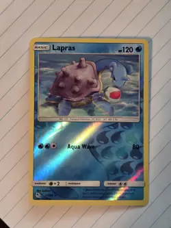 Lapras - 17/68 - Reverse Holo Rare - Hidden Fates - Pokemon TCG Card - NM - Image 1