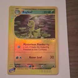 Pokemon Bayleef 70 HP Expedition Base Set 071/165 Reverse Holo Uncommon Card - Image 1