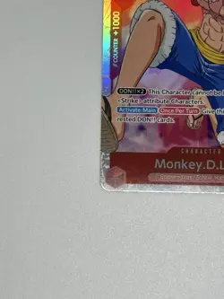 Bandai One Piece Card Game Monkey.D.Luffy OP01-024 SR Foil Alt Art Premium Boos. - Image 2