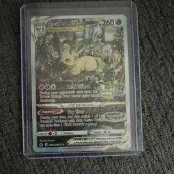 Pokemon TCG 2023 Holo Card Lot Pikachu Leafeon VSTAR Trainer 8 Cards - Image 1