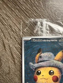 Pikachu with Grey Felt Hat 085 Sv: Scarlet & Violet Promo Card Van Gogh Sealed - Image 2