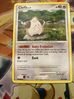 Cleffa 78/130 - Diamond and Pearl - Pokemon Card NM - Image 1