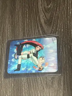 Vintage 1998 POKEMON 3-D Viz Video TEAM ROCKET Promotional Card PIKA-0025D/DVD - Image 1
