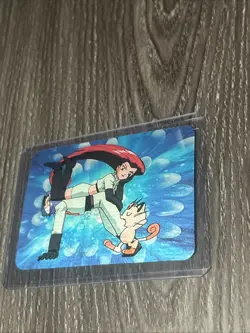Vintage 1998 POKEMON 3-D Viz Video TEAM ROCKET Promotional Card PIKA-0025D/DVD - Image 2