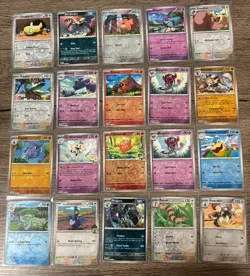 Pokemon Journey Together Lot - 20 Reverse & 8 Holo Cards - English - NM - Image 1
