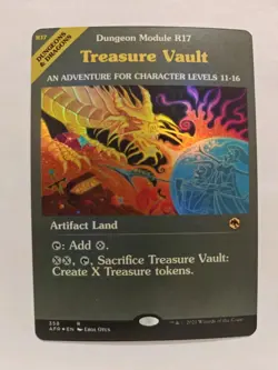 Treasure Vault, Foil (Dungeon Module) #358 Forgotten Realms AFR Magic MTG - Image 1