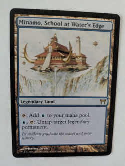 Minamo, School at Water's Edge Champions of Kamigawa MTG NM Free ship with track - Image 1