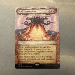 Soul Immolation MINT Showcase 321 Lorwyn Eclipsed ECL MTG Mythic Unplayed Reg NM - Image 1