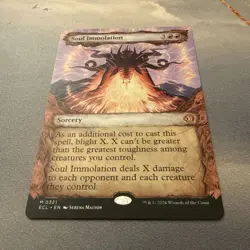 Soul Immolation MINT Showcase 321 Lorwyn Eclipsed ECL MTG Mythic Unplayed Reg NM - Image 2