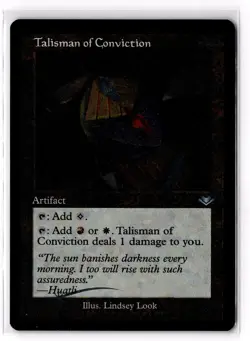 Talisman of Conviction (Retro Frame) (Foil Etched) 33 Modern Horizons Normal NM - Image 1