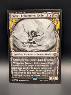 MTG - Narset, Enlightened Exile - SHOWCASE - Legendary Creature - MAT #88 - NM - Image 1