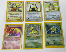 Pokemon Vintage Jungle Base Set Bundle with Binder with 6 Rare Holo Cards WOTC - Image 1