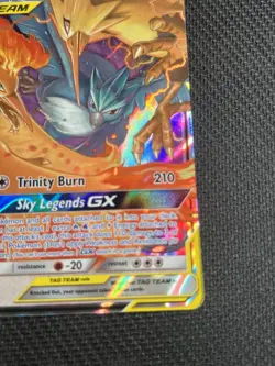 2019 Moltres & Zapdos & Articuno GX 44/68 Hidden Fates Holo Tag Team Pokemon NM - Image 4