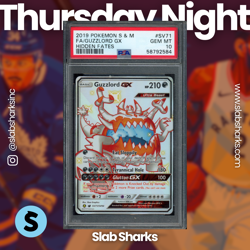 2019 POKEMON SM HIDDEN FATES #SV71/SV94 GUZZLORD GX SHINY VAULT RARE PSA 10 - Image 1
