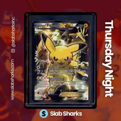 2016 POKEMON XY PROMO #XY124 PIKACHU EX FULL ART - Image 1