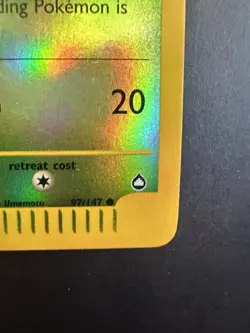 Pokemon TCG Aquapolis Oddish Reverse Holo 97/147 Moderately Played - Image 4