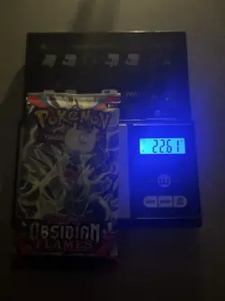 VERY HEAVY! 22.61 Gram Obsidian Flames Pokemon TCG Factory Sealed Booster Pack! - Image 1