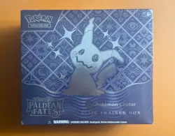 Pokemon Scarlet & Violet Paldean Fates Pokemon Center ETB Elite Trainer Box - Image 1