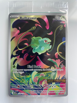 Pokemon TCG Sealed Bulbasaur 133 Stamped Promo Mega Evolution Full Art - Image 3