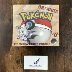 1999 Pokemon 1st Edition Fossil Booster Box Factory Sealed - Image 1