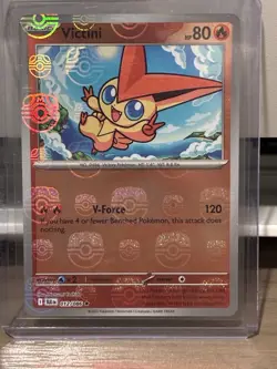 English Pokemon TCG Victini (Master Ball Pattern) 012/086 Black Bolt - Image 1