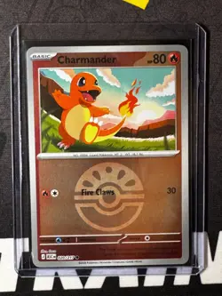 Charmander 020/217 Common Poke Ball Reverse Holo - Pokemon TCG Ascended Heroes - Image 3