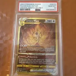 Pokemon-Arceus VSTAR #GG70-Crown Zenith S&S Illustration Rare-PSA 10 - Image 1