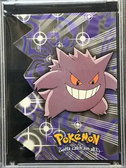 Die Cut GENGAR #EV06 2000 Topps Pokemon TV Animation S3 Embossed PSA 6 LOW POP - Image 3