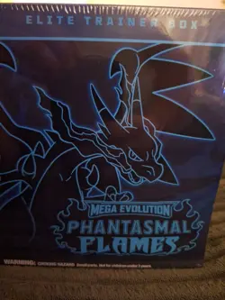 Pokemon TCG Phantasmal Flames ETB Elite Trainer Box (MEGA EVOLUTION) 2025 NEW - Image 1