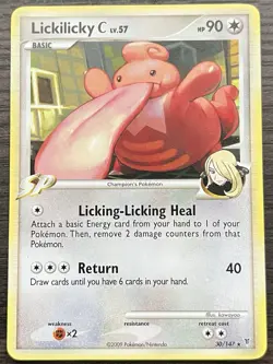Lickilicky C 30/147 Pokemon TCG Platinum Supreme Victors Rare MINT NM - Image 1