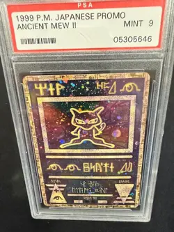 1999 Pokemon Japanese Promo Ancient Mew II - PSA 9 - Image 3