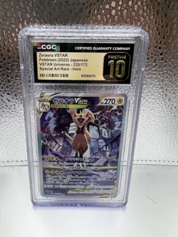 CGC Pristine 10 Zeraora Special Art Rare 220/172 Japanese Pokemon VSTAR Universe - Image 1